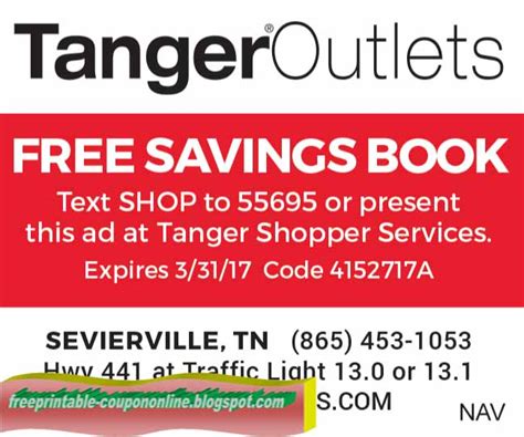 atlantic city tanger outlets coupons.